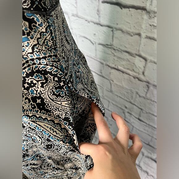 Croft and borrow sleeveless paisley A line dress size 10 petite new with tag - Picture 4 of 10